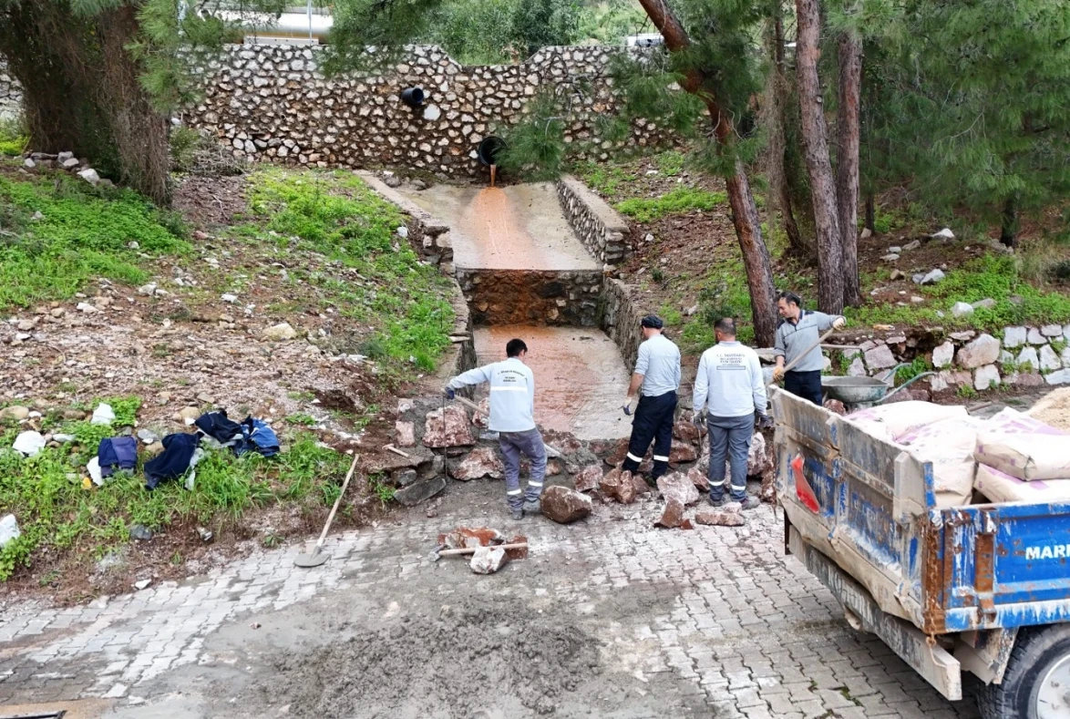 Dere Yatakları Taşabilir! Marmaris Belediyesi Teyakkuzda