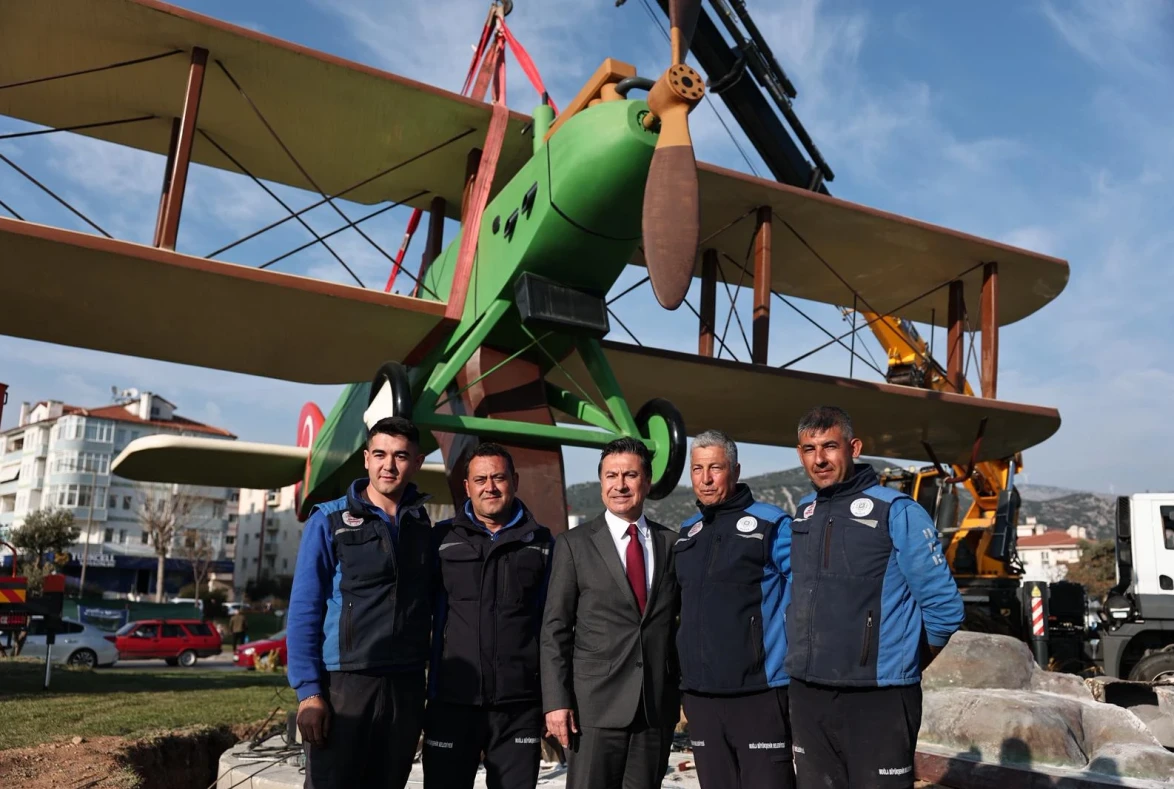 İsmet Tayyaresi Yeniden Muğla’nın Kalbine Yerleştirildi