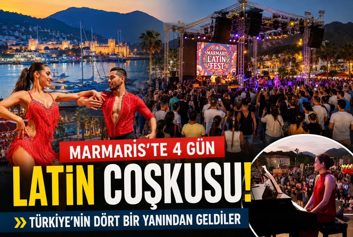 Latin Rüzgarı Marmaris’i Salladı! Oteller Doldu, Meydanlar Taştı