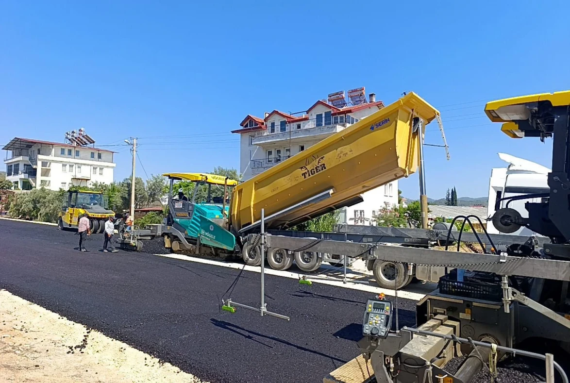 39,5 Milyon TL’lik Yol Yatırımı Fethiye Toptancı Hal’de Sürüyor