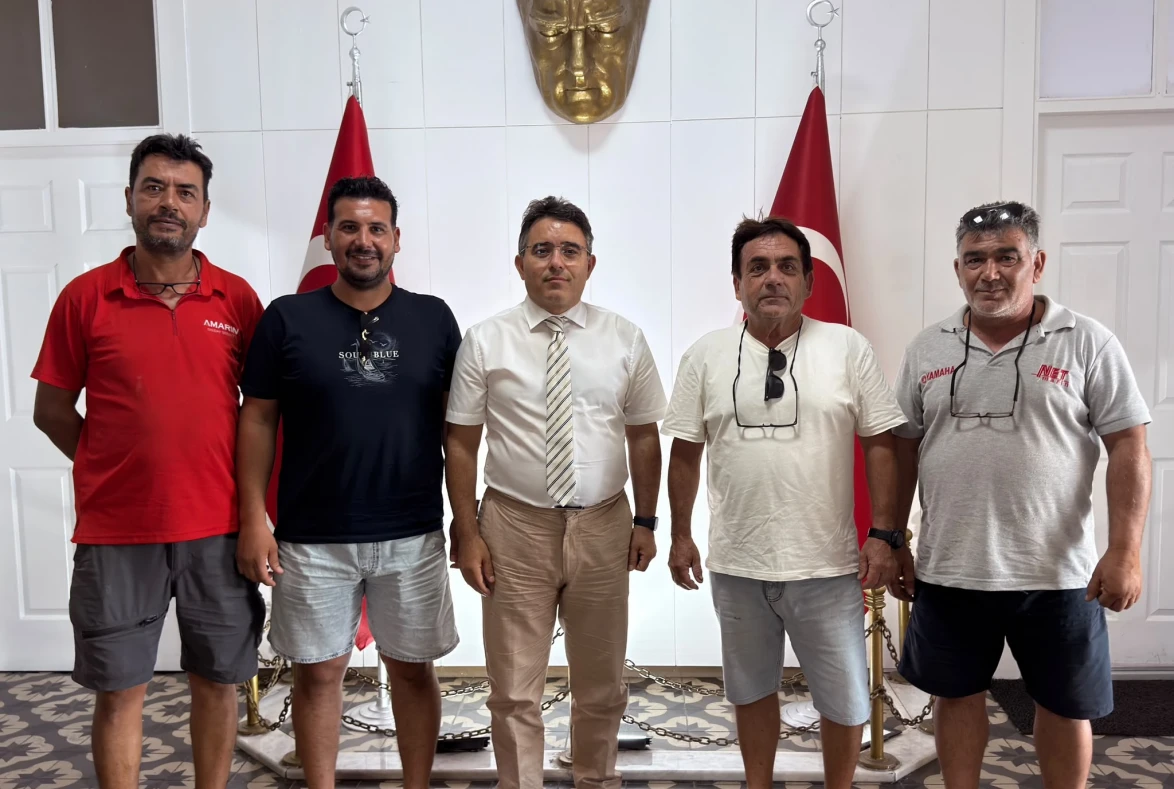Marmaris’te Marin Sektörü Temsilcilerinden Kaymakam Kaya’ya Ziyaret