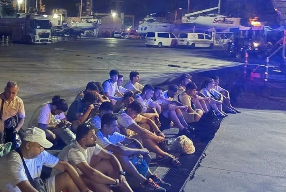 Marmaris Marina’da Göçmen Kaçakçılığı Operasyonu: 27 Kişi Yakalandı