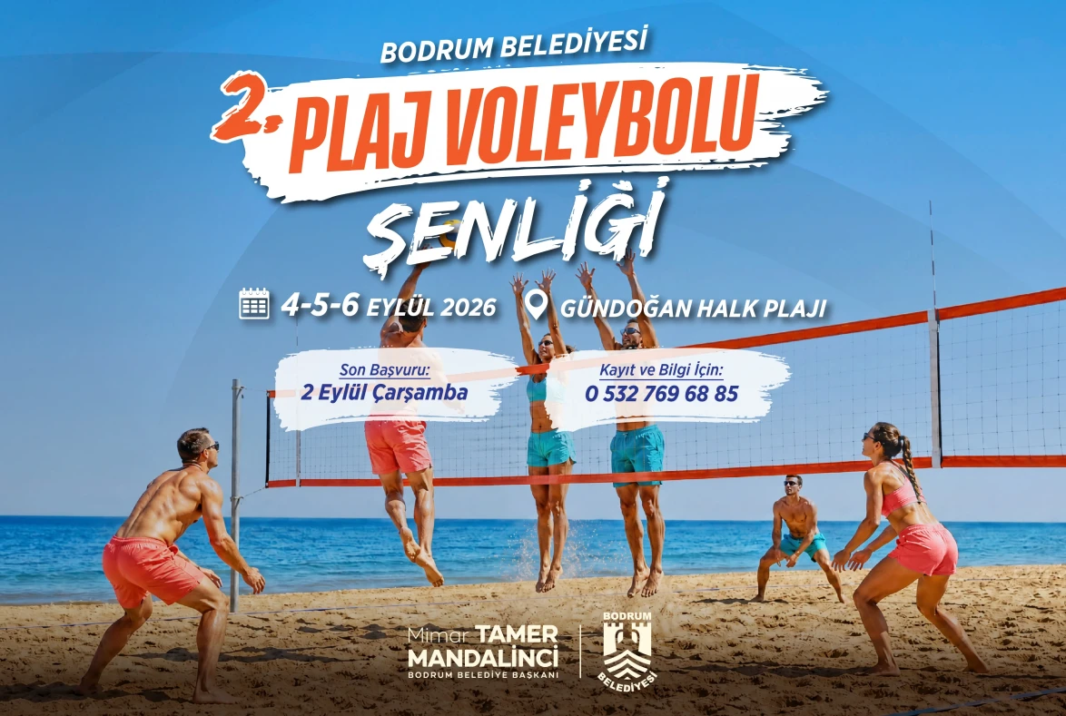 Bodrum’da Spor ve Eğlence Buluşuyor: Plaj Voleybolu Şenliği