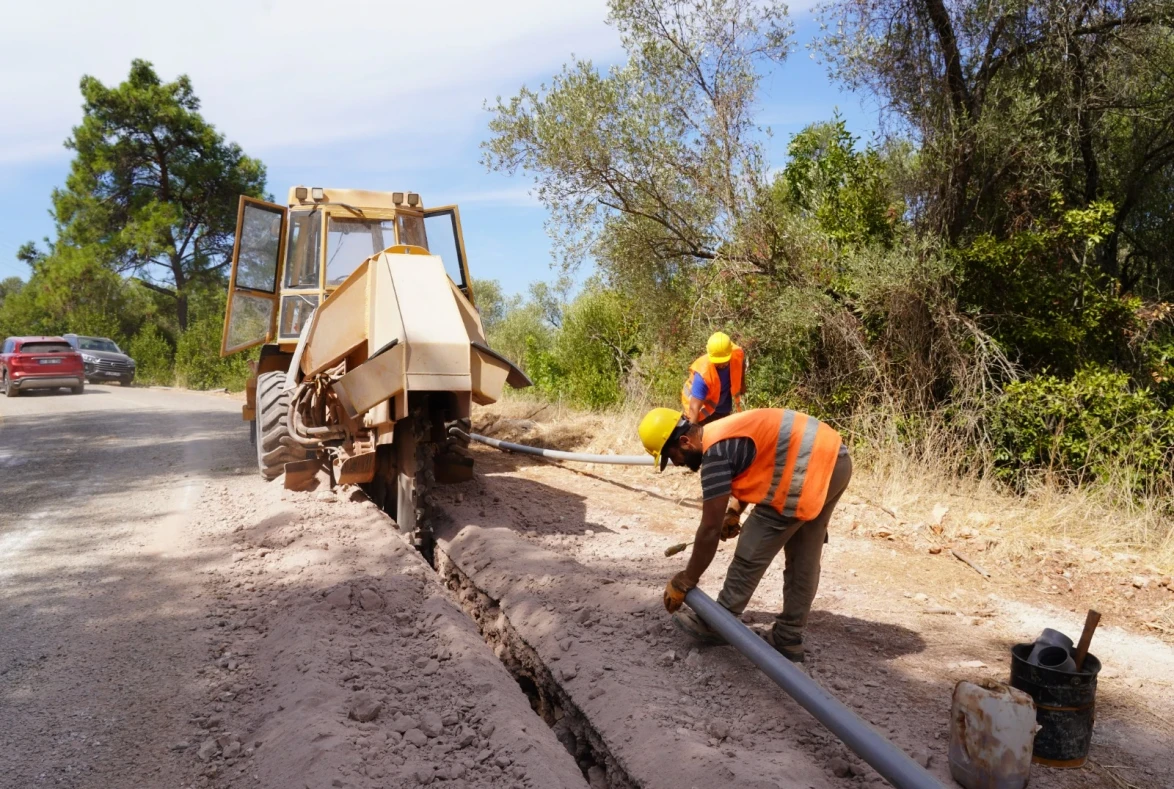 Çamlı’da 30 Yıllık İçme Suyu Hatları Yenileniyor