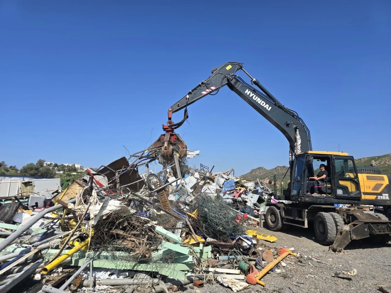 Bodrum’da 146 Bin 600 Kilogram Hurda Toplandı