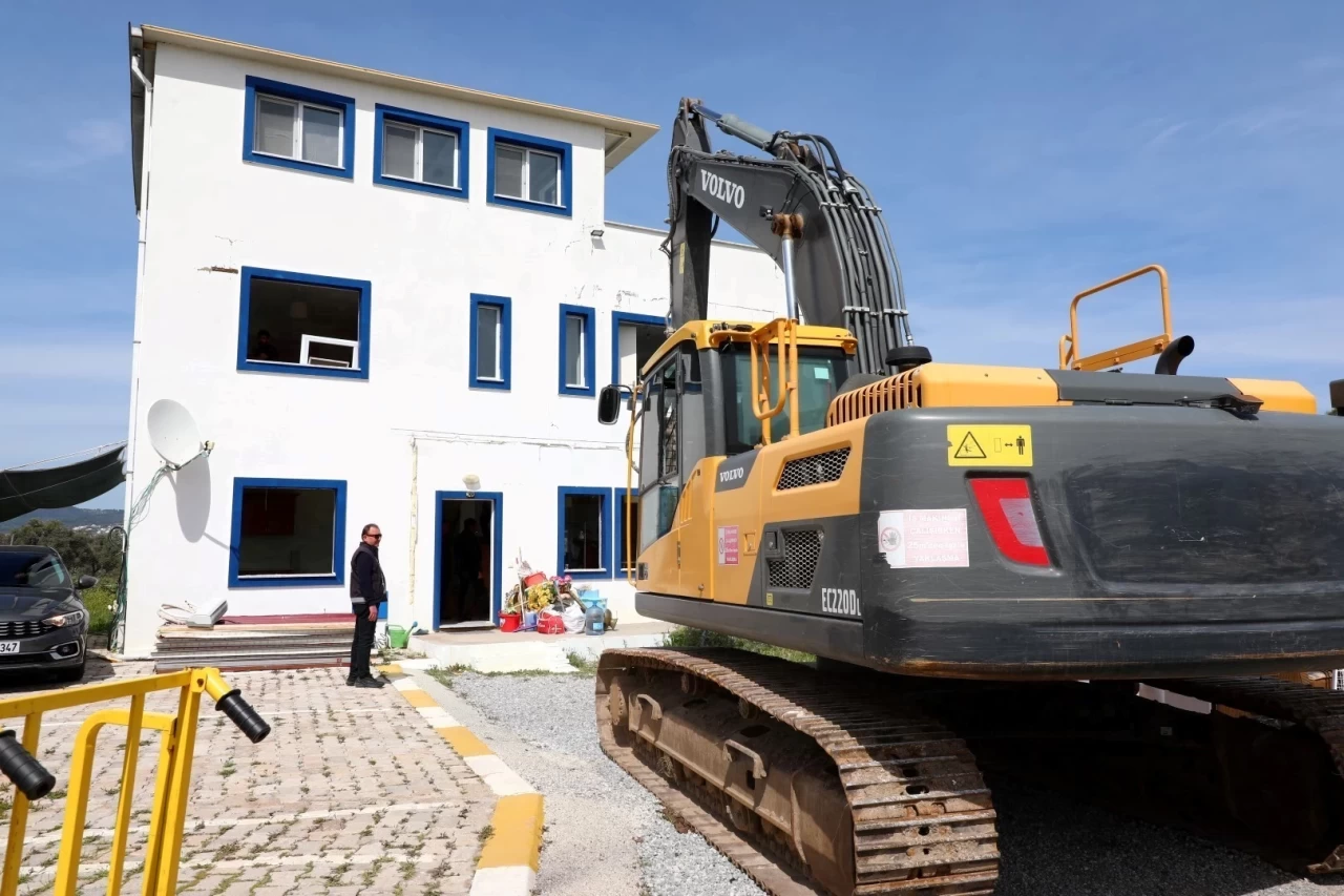 Bodrum'da İptal Edilen Yapı Kaydı Sonrası Yıkım Operasyonu Başlatıldı