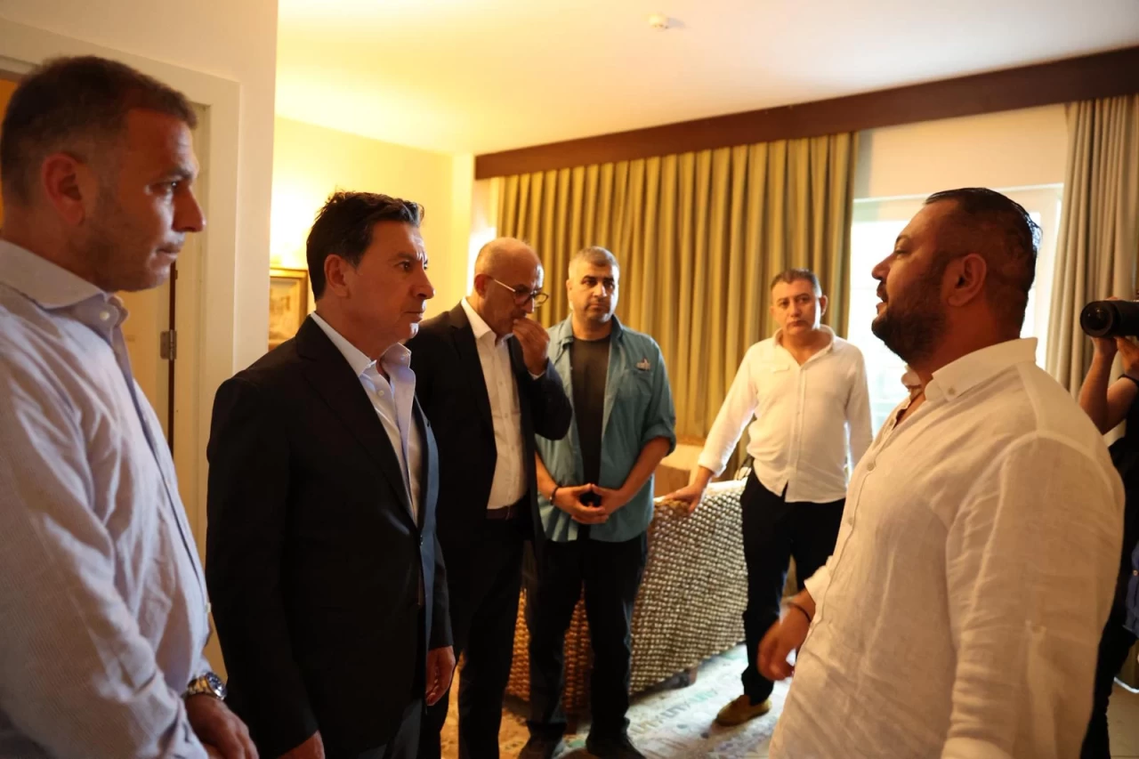 Başkan Aras'tan 15 Temmuz'un Simge Oteline Ziyaret