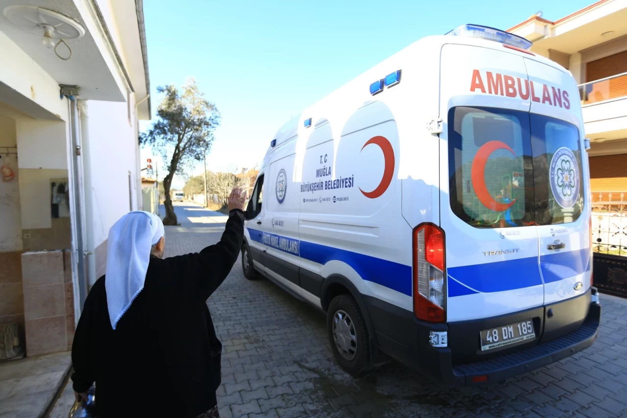 Muğla Büyükşehir’den 574 Mahalleye Sağlık Ulaşımı