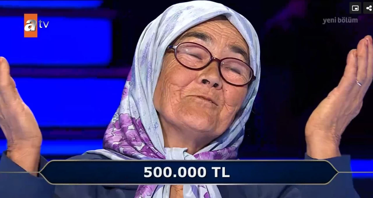 74 Yaşındaki Muğlalı Günay Karataş “Kim Milyoner Olmak İster” Yarışmasında 500 Bin TL Aldı