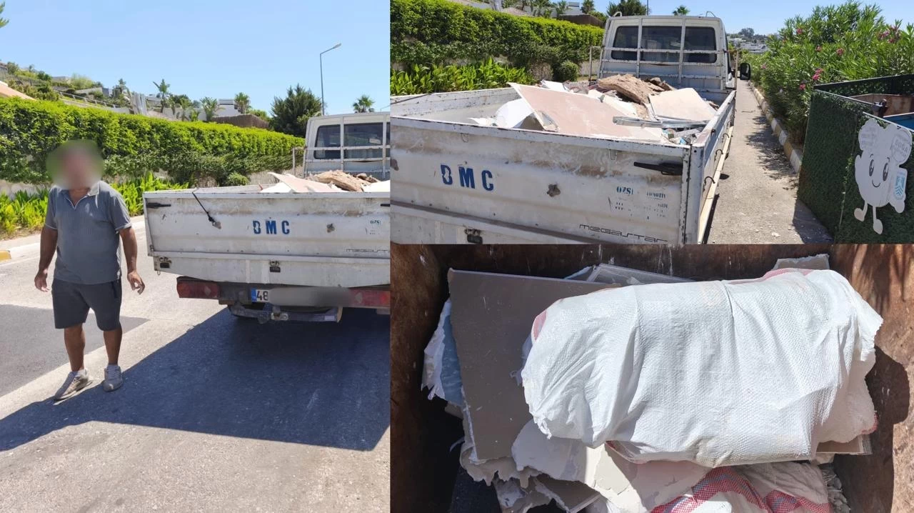 Bodrum’da İki Noktada Moloz Dökümüne 125 Bin TL Ceza Yağdı