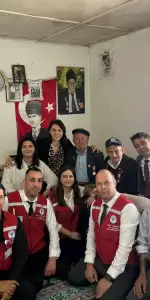 Başkan Aras’tan Kore Gazisi Mehmet Gün’ün Doğum Günü Sürprizi