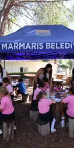 Marmaris’te Uzay Heyecanı! Çocuklar Galaksiler Arasında Gezdi