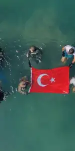 Gümbet’te Deniz Dibi Temizliği: 370 Kilogram Atık Çıkarıldı