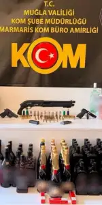 Muğla'da Silah Operasyonu: 10 Şüpheli Yakalandı