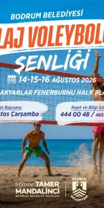 Bodrum’da Plaj Voleybolu Şenliği Başlıyor