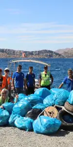 Söğüt’ün Koylarında Temizlik Seferberliği: 1 Ton Atık Toplandı
