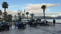 Deniz Manzaralı Halk Kafesi Kışın da Marmarislilerin Gözdesi