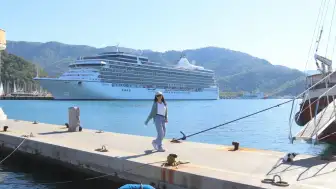 1.193 Yolcu, 752 Personel: Marina Kruvaziyeri Marmaris’i Ziyaret Etti