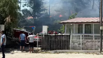 SON DAKİKA! Hisarönü’nde orman yangını çıktı