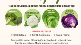 Milas’ta Üreticilere Yüzde 50 Hibeli Kışlık Sebze Fidesi Desteği