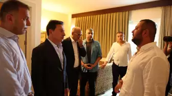 Başkan Aras'tan 15 Temmuz'un Simge Oteline Ziyaret