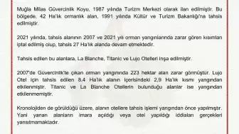 OGM, Bodrum’daki Otel İddialarını Yalanladı: “Tek Bir Örnek Bile Yok”
