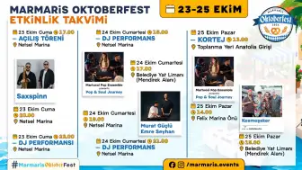Marmaris’te Sonbahar Coşkusu: 3 Gün Boyunca Eğlence Var!