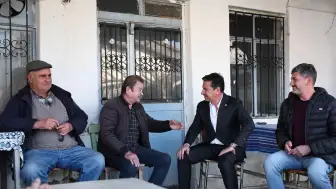 Bafa halkı Aras’ı sevgiyle karşıladı: “Sorunlar yerinde çözülecek”