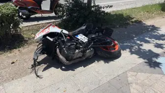 Marmaris'te Korkunç Kaza! Motosiklet Ağaca Çarptı, 50 Metre Sürüklendi