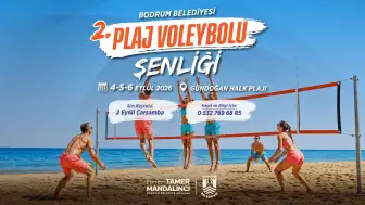 Bodrum’da Spor ve Eğlence Buluşuyor: Plaj Voleybolu Şenliği