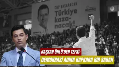Başkan Ünlü'den İmamoğlu’na gözaltı tepkisi: “Demokrasi adına kapkara bir sabah