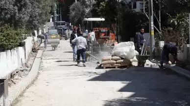 Marmaris 3 sokakta yenileme çalışması başladı