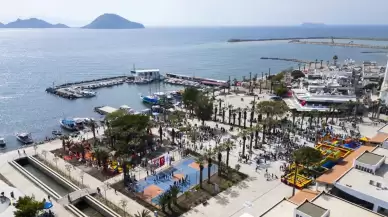 Turgutreis'e yeni park! Muhtar Mehmet Satılmış Parkı Açıldı