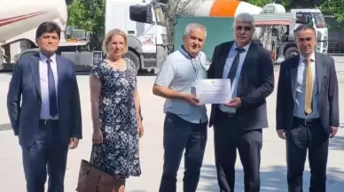 SGK'dan Yiğit İnşaat ve Beton’a Teşekkür Belgesi