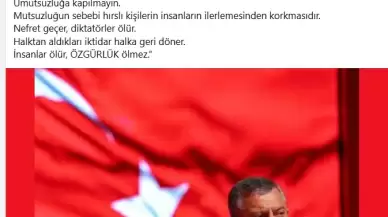 CHP İl Başkanı Balcı, Özgür Özel Açıklaması: İnsanlar Ölür, Özgürlük Ölmez