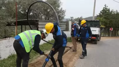 MUSKİ, Milas'ta 50 Yıldır Su Sorunu Yaşayan Mahalleye İçme Suyu Hattı Yapıyor