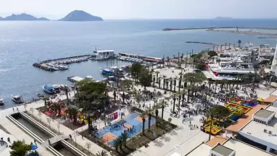 Turgutreis'e yeni park! Muhtar Mehmet Satılmış Parkı Açıldı