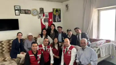 Başkan Aras’tan Kore Gazisi Mehmet Gün’ün Doğum Günü Sürprizi