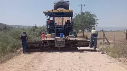 Büyükşehir Kırsalda Ulaşımı Güçlendiriyor: Milas’ta 13 Milyon TL’lik Yol Yatırımı Başladı
