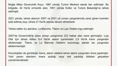 OGM, Bodrum’daki Otel İddialarını Yalanladı: “Tek Bir Örnek Bile Yok”