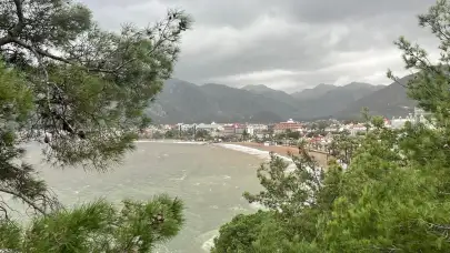 Marmaris’te Kuvvetli Sağanak Alarmı