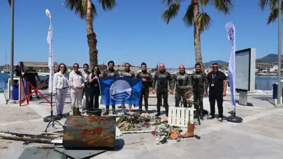 Bodrum’da Maviye Büyük Tehdit: Deniz Dibinden Çöp Yağdı