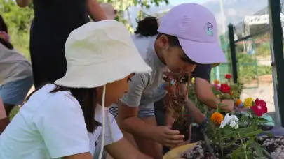 Muğla’da Minik Çiftçiler Toprakla Buluştu