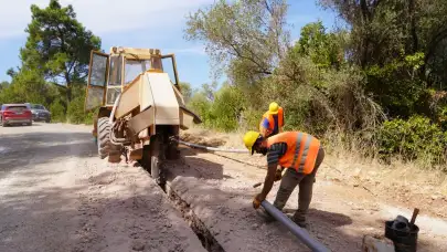 Çamlı’da 30 Yıllık İçme Suyu Hatları Yenileniyor