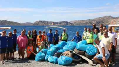 Söğüt’ün Koylarında Temizlik Seferberliği: 1 Ton Atık Toplandı