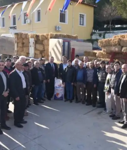 204 Üreticiye Doğrudan Destek: Yem ve Saman Dağıtıldı