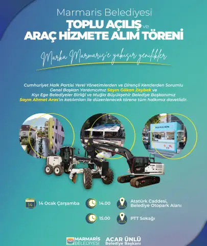 Marmaris Belediyesi Hizmet Filosunu Güçlendiriyor