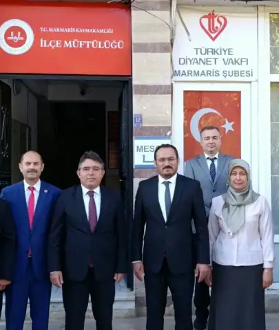 Marmaris Kaymakamı Nurullah Kaya’dan İlçe Müftülüğüne Ziyaret