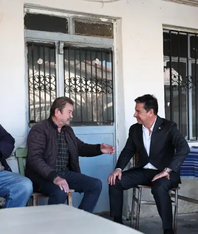 Bafa halkı Aras’ı sevgiyle karşıladı: “Sorunlar yerinde çözülecek”