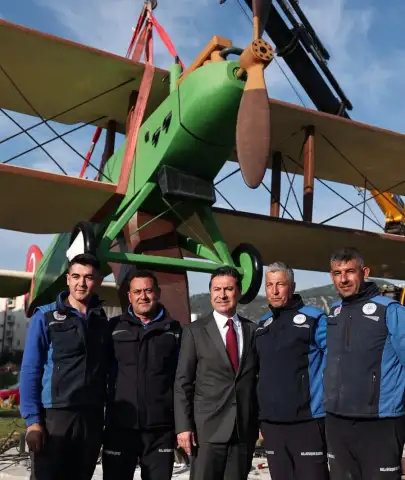 İsmet Tayyaresi Yeniden Muğla’nın Kalbine Yerleştirildi